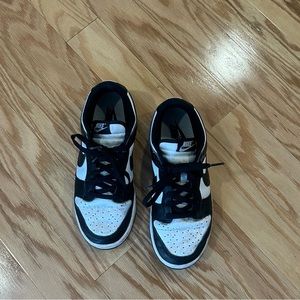 Nike Women’s Size 8.5 Panda Black and White Dunk Low’s